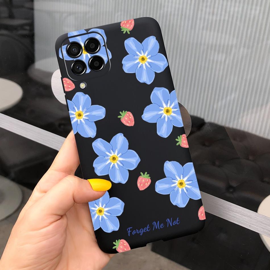 For Samsung Galaxy M53 Phone Case Fashion Cute Pattern Macaroon Silicone Soft Cases For Samsung M53 M33 M22 4G 5G Back Cover