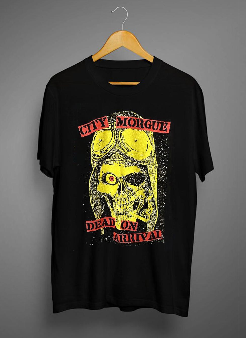 City Morgue Dead On Arrival Tour Unisex TShirt Full Size S