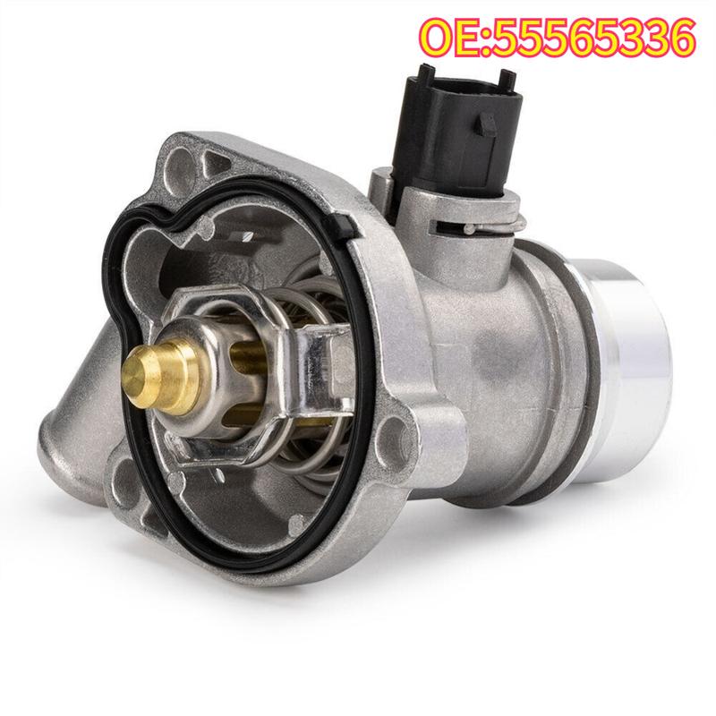 Hohe Qualität Neu Für 55565336 Aluminium Motor Kühlmittel Thermostatgehäuse Baugruppe Chevy Cruze 2011-2016 Trax Sonic Buick Encore