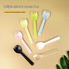 COFLYEE Disposable Plastic Dessert Spoons & Forks