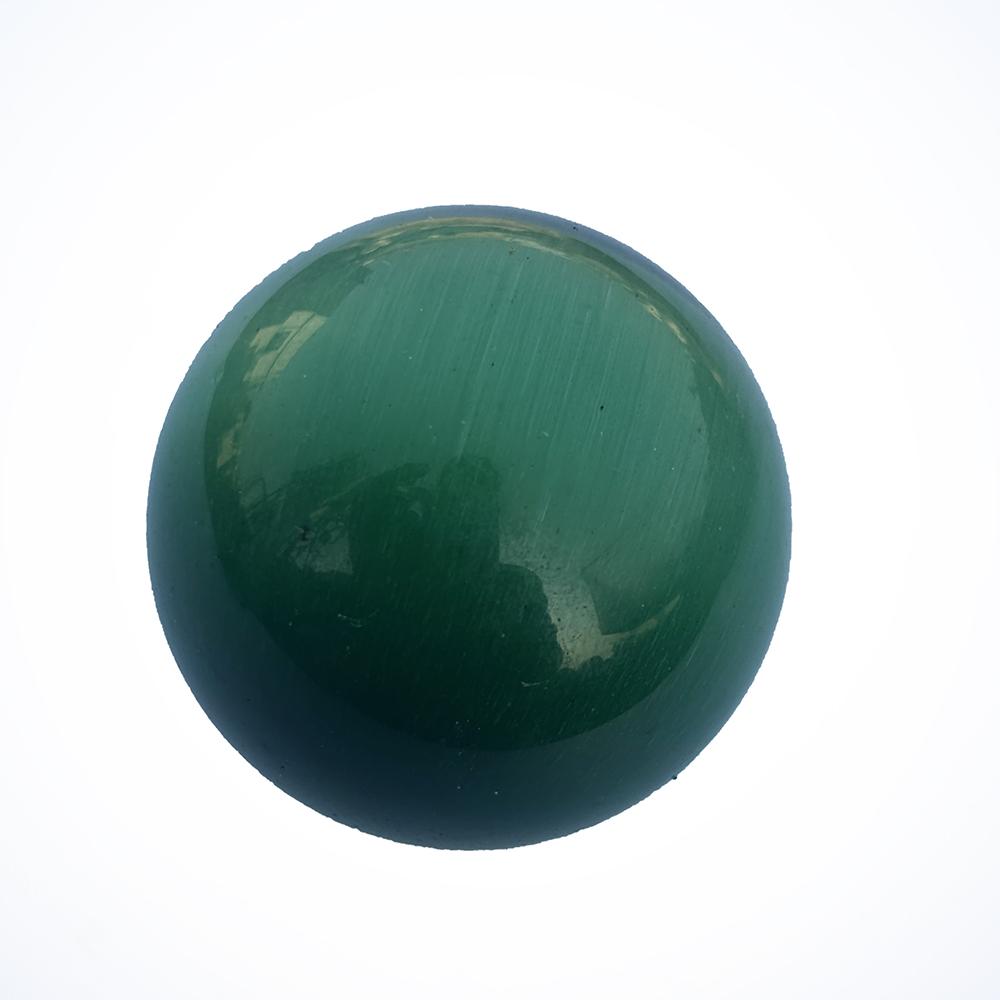 A+ Certified Natural GREEN Cat's Eye 471 Ct Round Cut Gemstone For Home Deco