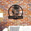 Personalized Japanese Kabuki Metal Wall Art Name Sign Hot Sale Modern Home Outdoor Decor