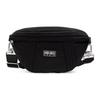 Micro Logo Zipper Nylon Waist Bag Women Waist Bag Black FE62SA707F01