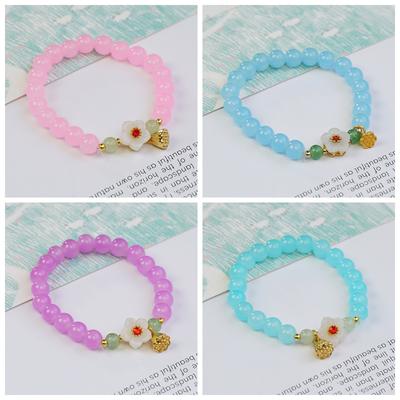 Glasperlenarmband weiblich süßes Maiglöckchenarmband Mädchenschmuck vielseitiges Schülergeschenk Handschmuck Großhandel