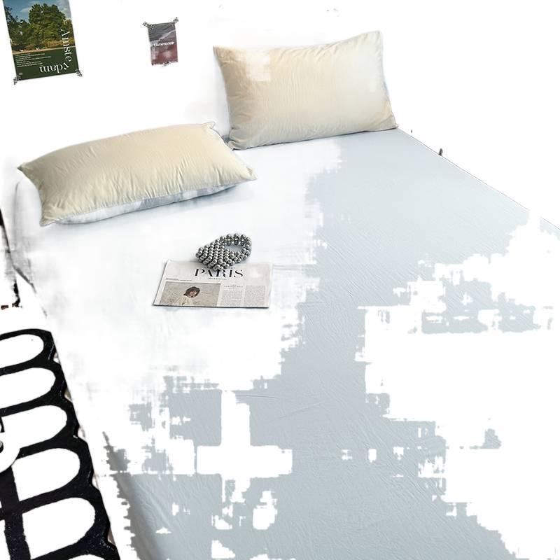 Soft Washed Cotton Single Bed Sheet & Quilt Cover, 1.2m Dorm Bedspread Simmons Protector, 180cm Girly Design