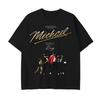 MJ Michael Jackson Biopic Movie Golden Graphic Print Shirt 2026 Summer Y2k Tops Fashion Hip Pop T Shirt Casual Loose Streetwear