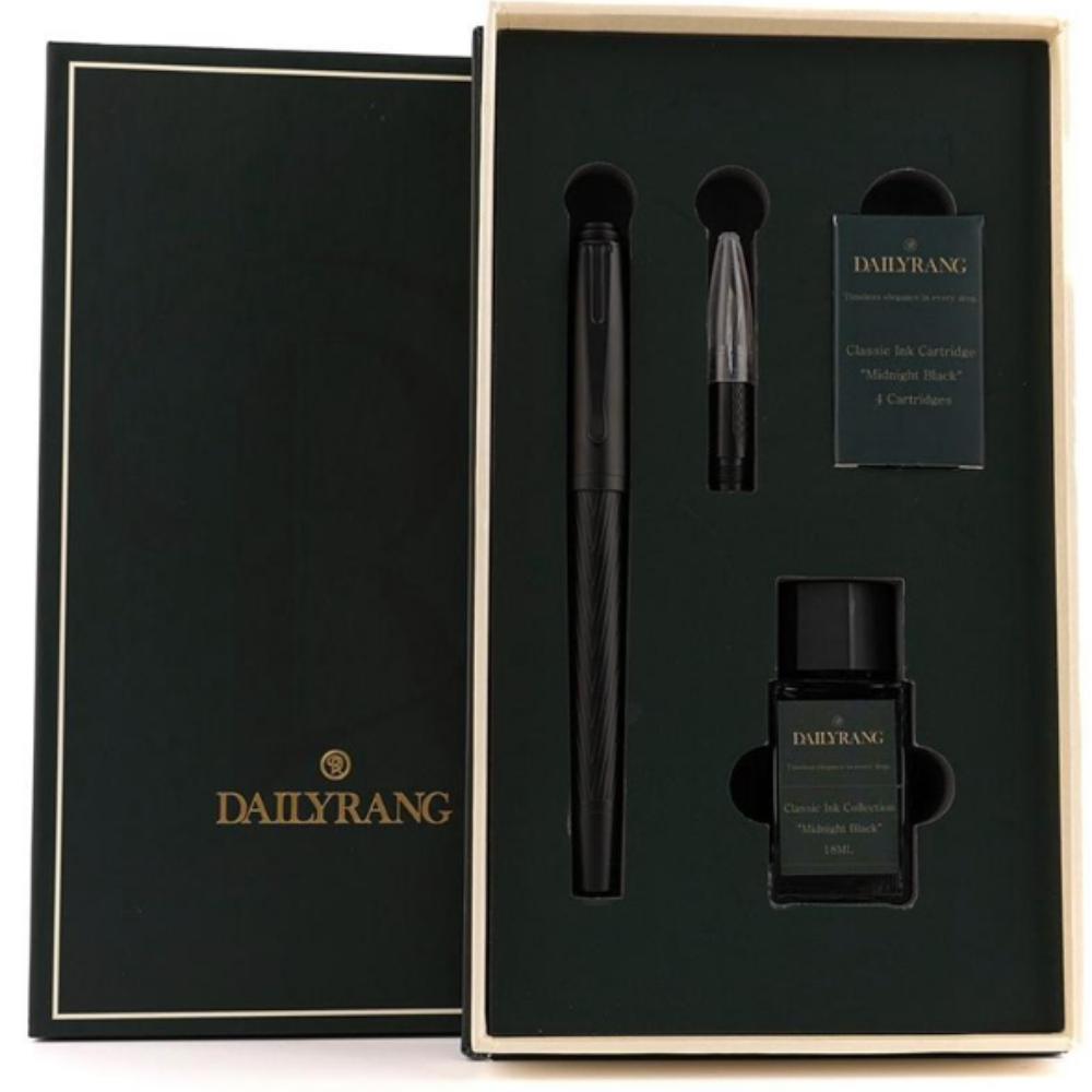 Dailyrang Black Fountain Pen Gift Set
