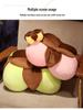Winter Series Cotton Throw Pillow & Cushion Set – Round Futon, Back Support & Seat Cushion