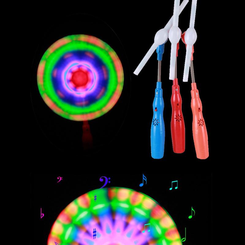 Jouet Lumineux à LED Rotatif Avec Moulin à Vent - Pile 3xAAA, Pour Ado, Neuf