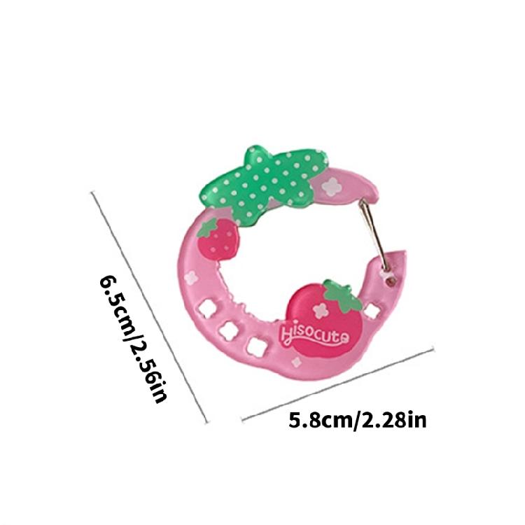 Praktischer Funktionaler Karabiner Schlüsselanhänger Schlüsselanhänger Clip Rucksack Anhänger Handbuch Dekoration Ita Bag Schnalle Zubehör