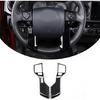 Glossy Black Steering Wheel Panel Cover Trim Frame For 4runner 2010+ Accessories