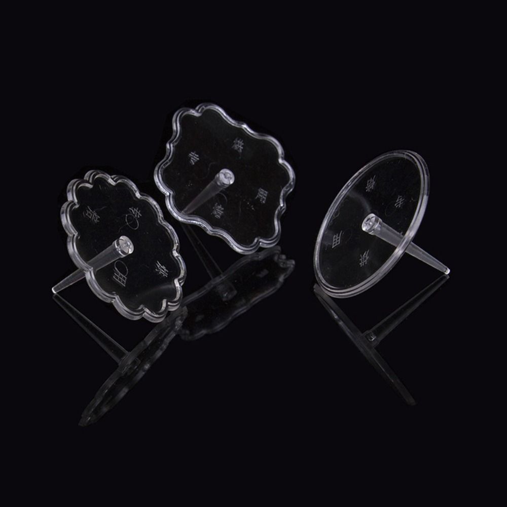 100pcs Practical Baking Cake Base Plastic Chocolate Holders  Birthday Party Decor