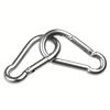 1-100pcs Mini Carabiner Keychain Alluminum Alloy D-ring Buckle Spring Carabiner Snap Hook Clip Keychains Outdoor Camping Tool