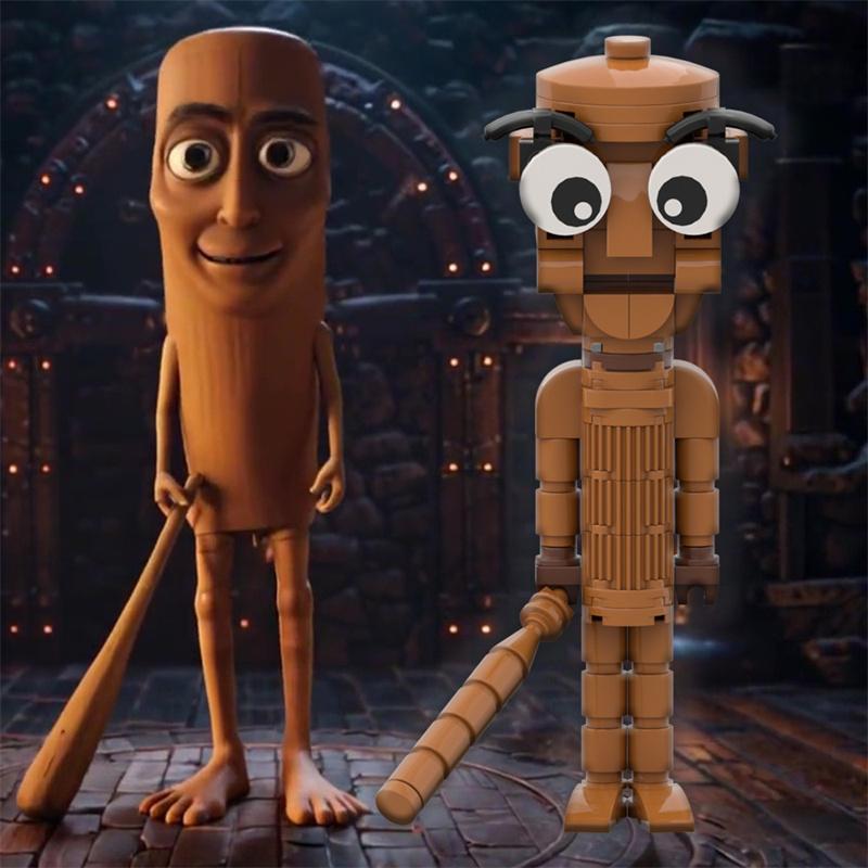 Italienische Brainrot-Figur Bausteine, Tung Tung Tung Sahur Tralalero Tralala Figur Bausteine