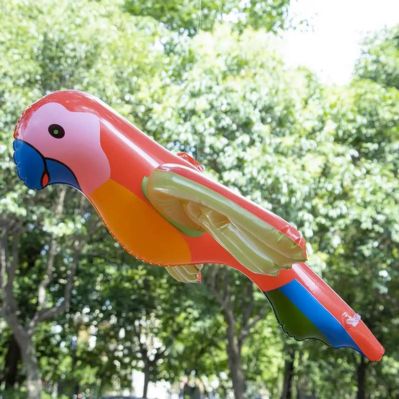 Parrot Party Decorations Cartoon Inflatable Pool Toy 2X Colorful Pool Toy Outdoor Beach Toy for Beach Gathering Swimming Pool