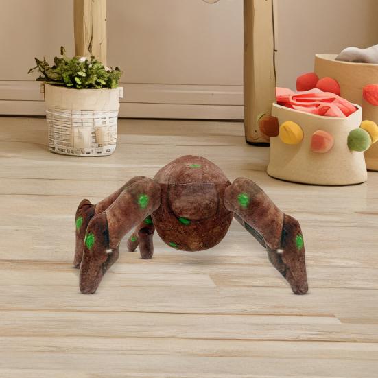 Stone Spider Plush Toy, Soft Stuffed Animal, Realistic Cute Creepy Cuddle Buddy for Fans, Unique Home Decor Gift for Sci-Fi Lovers