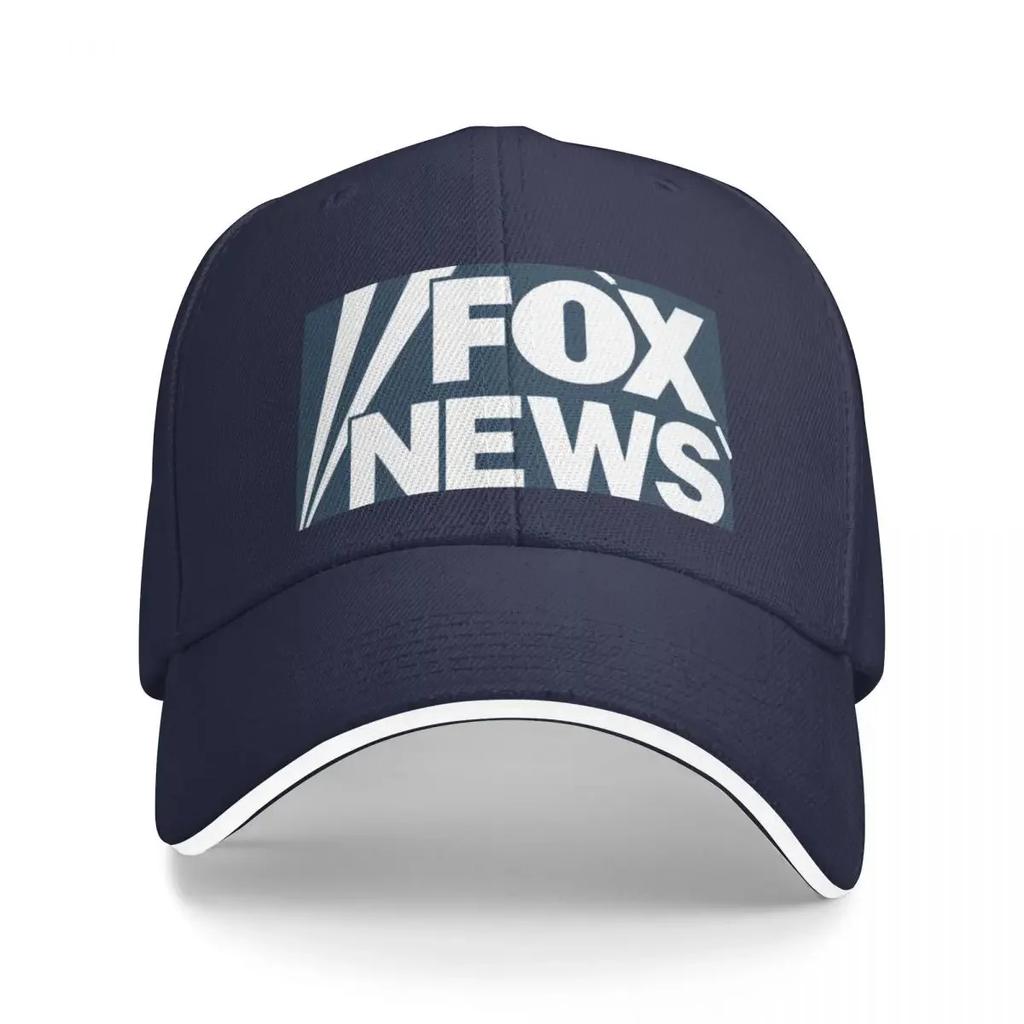 F O X NEWS Logo Baseball Cap Trucker Cap Military Cap Man Luxury Brand Baseball For Men Women's