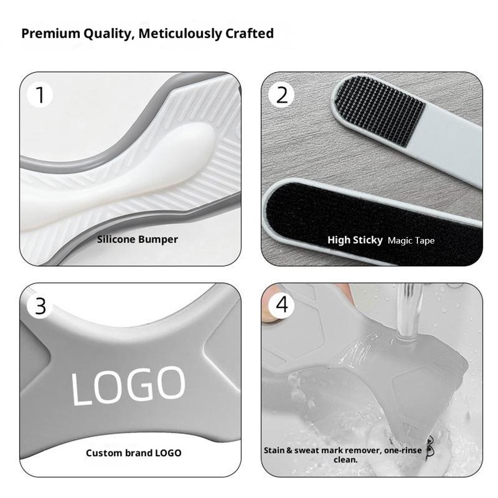 XX-025 1Pc Sports Silicone Patella Strap Lightweight Breathable Knee Support Brace Joint Stabilization Pressure Relief