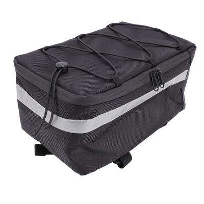 Torba na tylny bagażnik rowerowy 30x18x14cm Wodoodporna Tkanina Oxford 1680D Torba na bagażnik rowerowy z paskiem odblaskowym