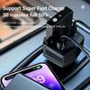 2025 New Car Charger 2 in 1 Portable Charger 2000mAh for Apple and Android Phones 65 Watt Fast Charging with Flashlight Function