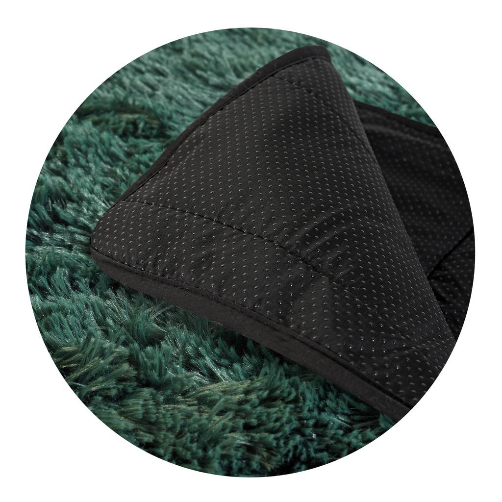 ANTI-RUTSCH ZOTTELTEPPICH 80x120 cm GRÜN