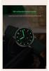 Sanda Women's Fashionable Leather & Silicone Strap Quartz Watch with Luminous Stopwatch