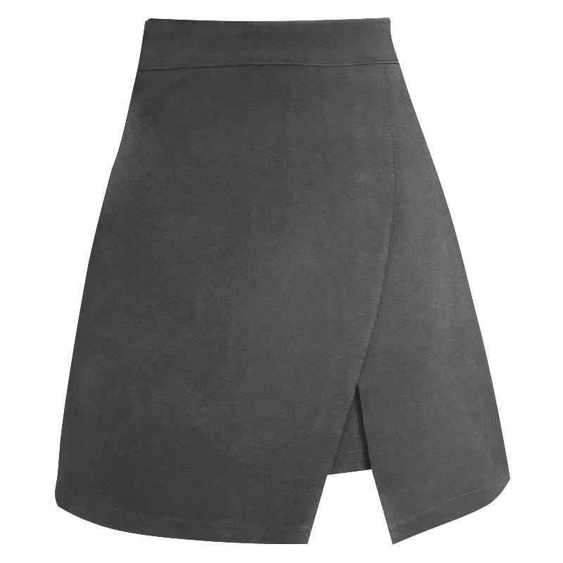Plus Size High Waist Slimming Irregular Bodycon Skirt - Sexy Tummy-Concealing Slit Skirt for Women (Spring/Summer)