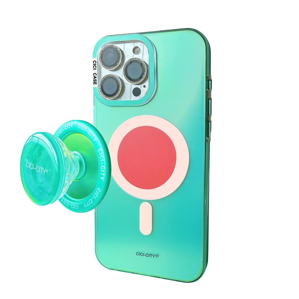 Luxusní Módní Matné Měnící Barvu Magsafe Pouzdra na Telefon pro iPhone 17 Air 16 15 Pro Max 14 13 Magnetický Kryt pro Bezdrátové Nabíjení