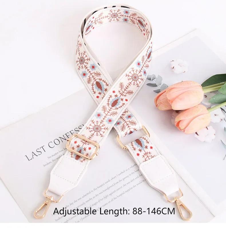 

Nylon Bag Strap Adjustable Women Crossbody Shoulder Strap Soft Replacement Straps Wide Purse Strap Chain Bag Straps Accessories белый