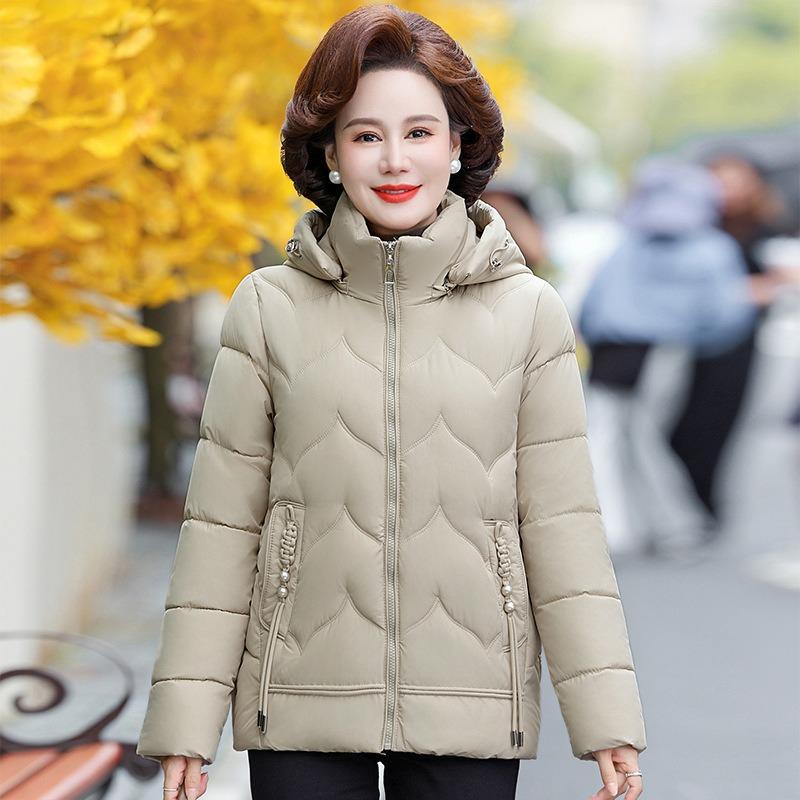 Short down cotton-padded clothes for women's new winter small cotton-padded clothes loose and thickened mother medium and short coats