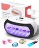 BUTIRESIN 60W Ultra Mocne Światło UV do Żywicy UV z Ustawieniami Czasowymi lub 300 56 LED DIY Światło Rzemieślnicze do Lampy Żywicznej, 2-w-1 - Dwustronne Oświetlenie,