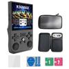 R36MAX 64G 128G Retro Handheld Game Console Linux System 4.0 Inch IPS Screen Portable Video Player Dual Joystick Games Kids Gift