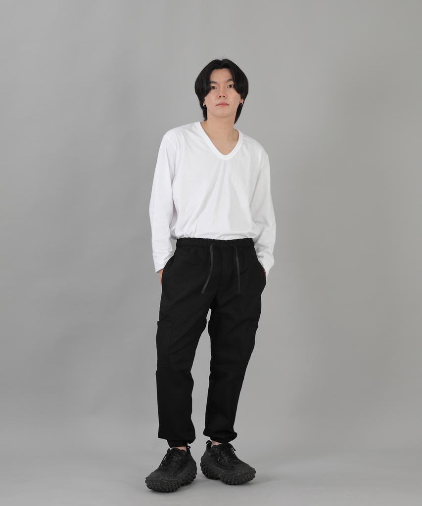 Seinteukeulu In-House Cargo Jogger Pants Ihc-359 Khaki