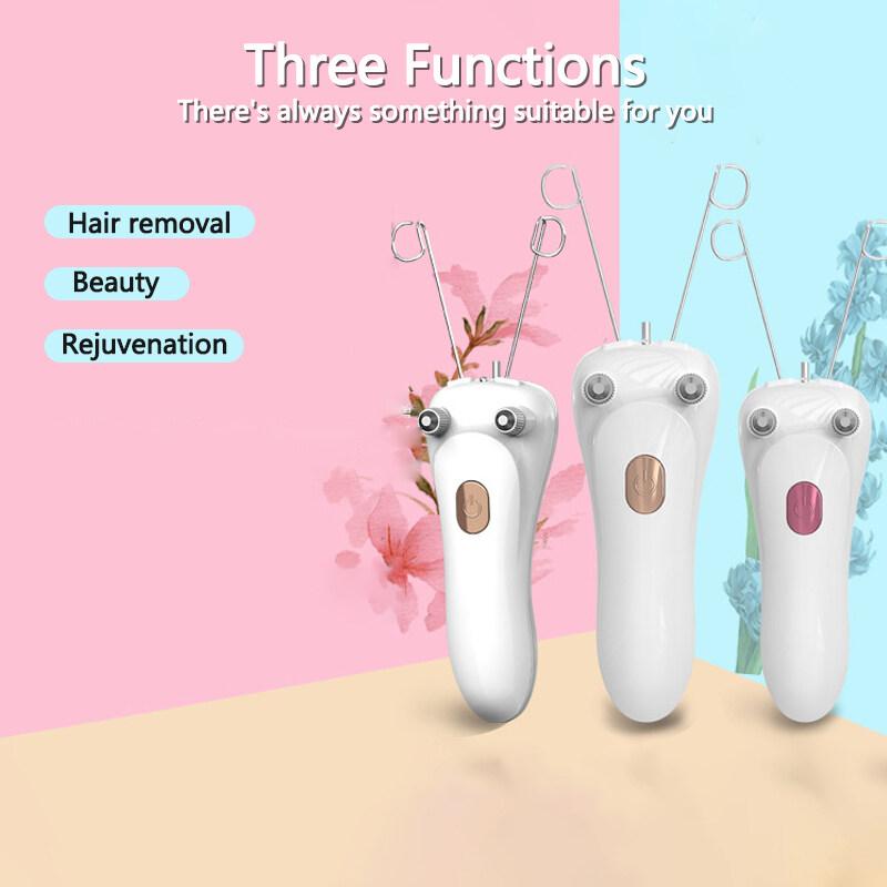 Women Electric Epilator Body Facial Hair Removal Hair Growth Inhibit Cotton Thread Epilator Lady Shaver Face Hair Remover