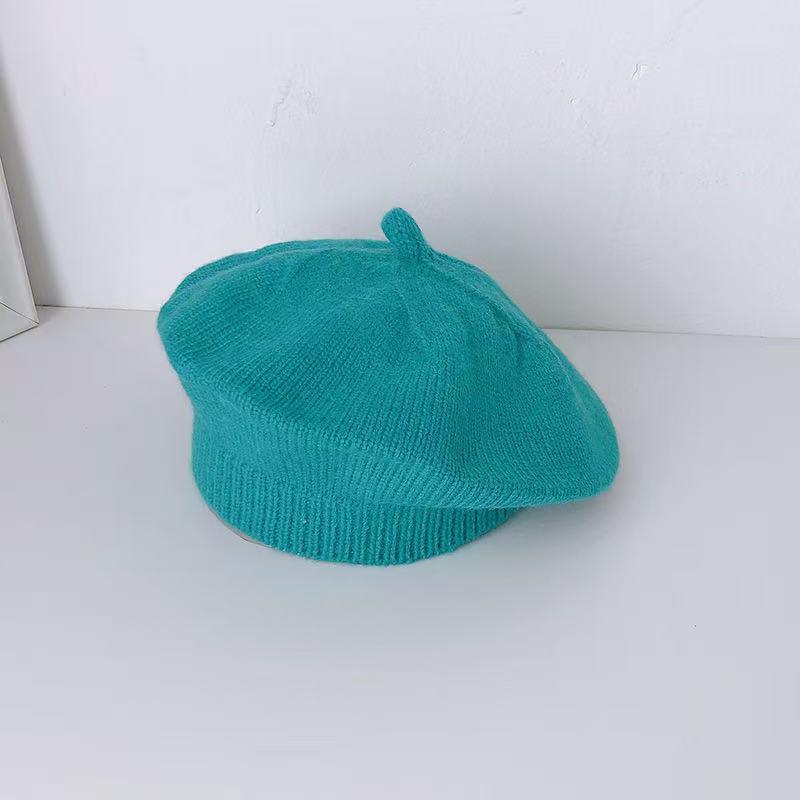 2025 Autumn/Winter Unisex Korean Knit Wool Hat for Kids and Babies - Warm, Trendy Pullover Design