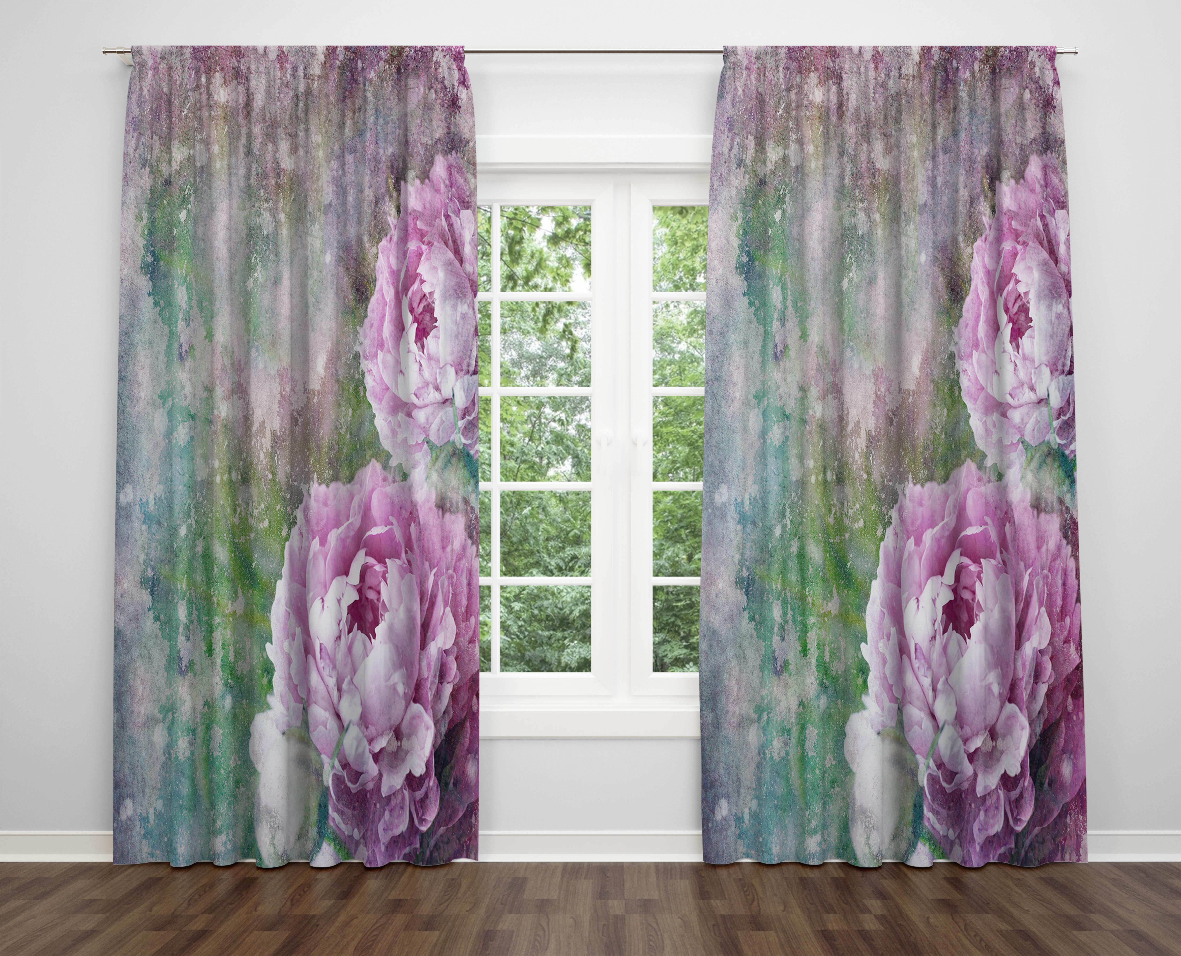 

Декоративний дизайн, високоякісна бавовняна тканина, ви можете вибрати одну або подвійну фіранку з крила 1 piece різнокольоровий