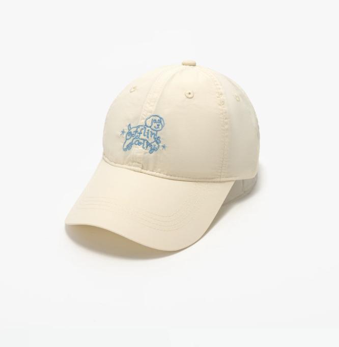 Niche Design Dog Embroidery Quick Dry Baseball Cap Women Thin Spring Summer Outdoor UV Protection Casual Sports Sun Peaked Hat