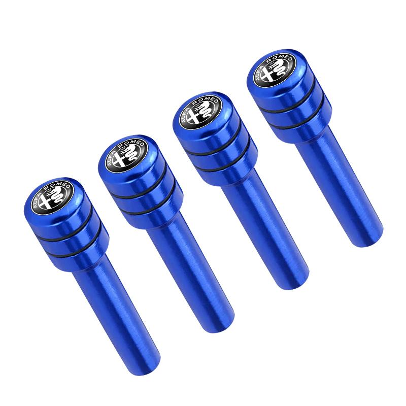 For Alfa Romeo 2/4Pcs Car Door Lock Pin Door Lock Rod Car Knob Pull Security Insurance For Alfa Romeo serpent Giulia 159 156 MIT
