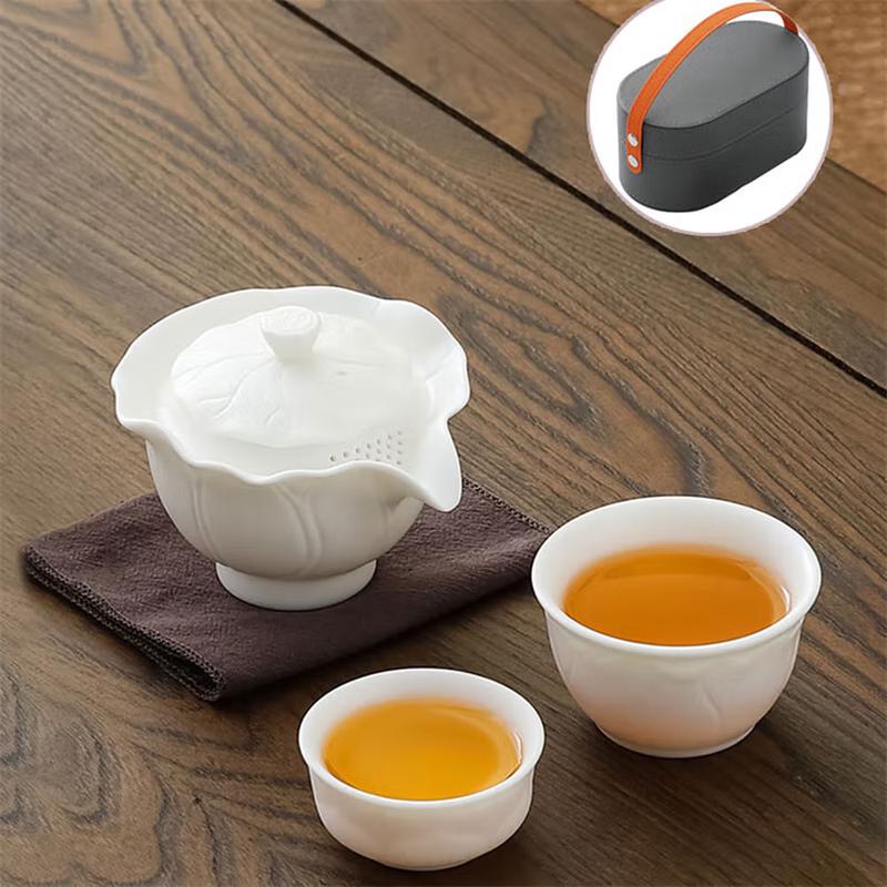 Yunyan Portable Ceramic Kung Fu Tea Set
