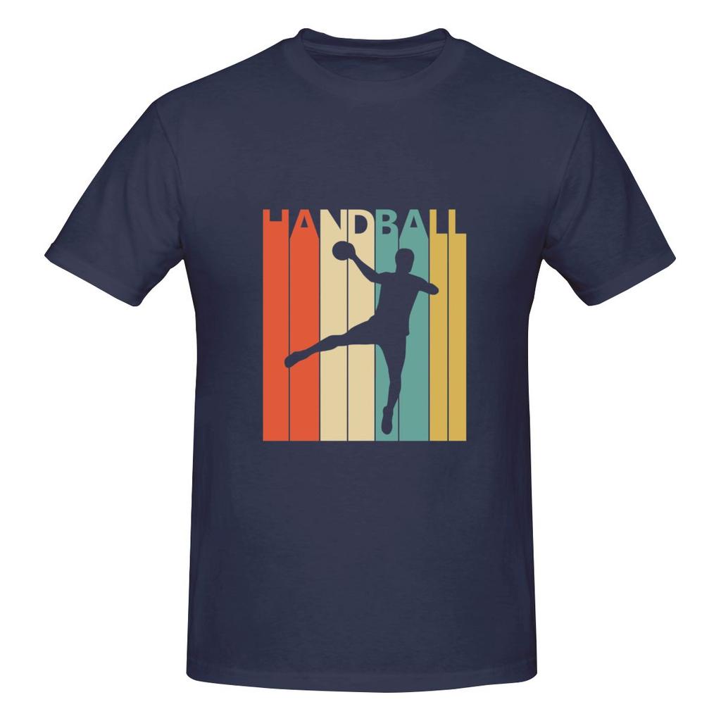 Vintage Handball Crew Neck Tshirt Street Hiphop Antibacterial Shirt