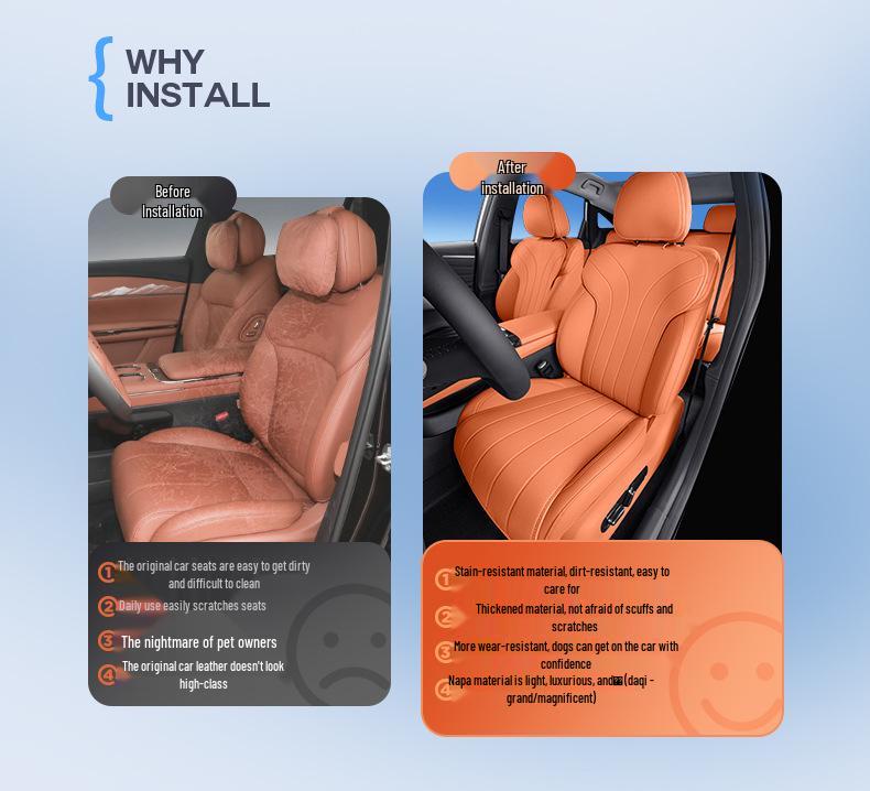 2025 Trumpchi S7 All-Season Ventilated Seat Cover for Car Modification