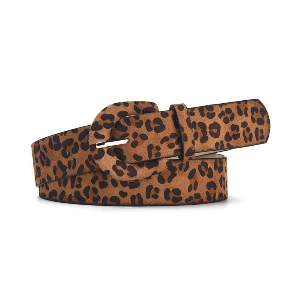 Suede Material Women's Belt Simple Design Waist Belt Decorative Decorative Belt Dress Matching