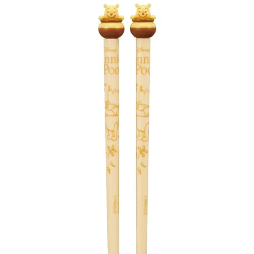 Skater Acrylic chopsticks with mascot Winnie the Pooh Disney 21cm AAD45