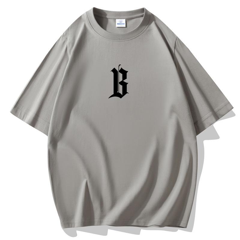 Big Z T Shirts for Men Short Sleeves O-neck Cotton Casual Man's Tee