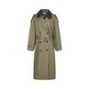2025 Autumn Casual Cotton Loose H-line Long Trench Coat