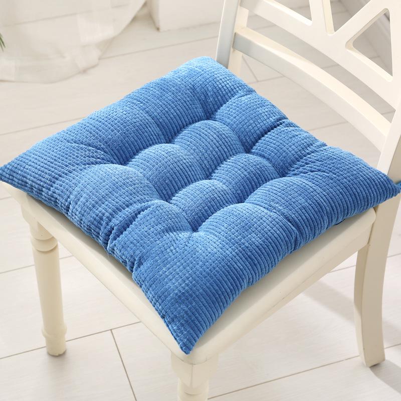 

Одноколірні вельветові подушки з бавовни та льону для вікон, офісних та обідніх стільців 40x40cm