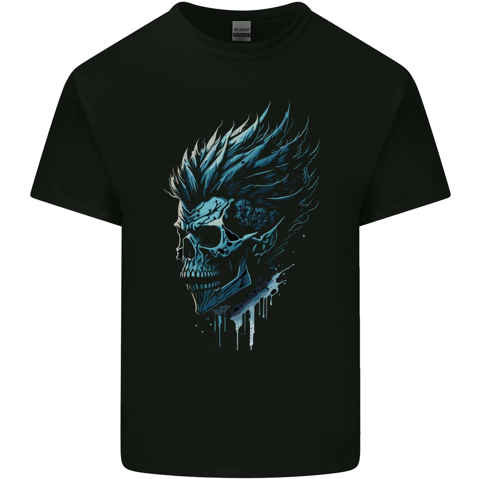 Mohawk Skull Kids T-Shirt Childrens 3XL