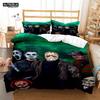 Halloween Horrorfilm Clown Gedruckter Bettbezug Kissenbezug Queen Bettwäscheset Bettwäscheset Luxus Personalisierte Bettwäsche