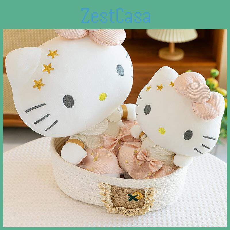 Gold Dress Plush Toy Stuffed Animal Doll Cute Kids Gift Birthday