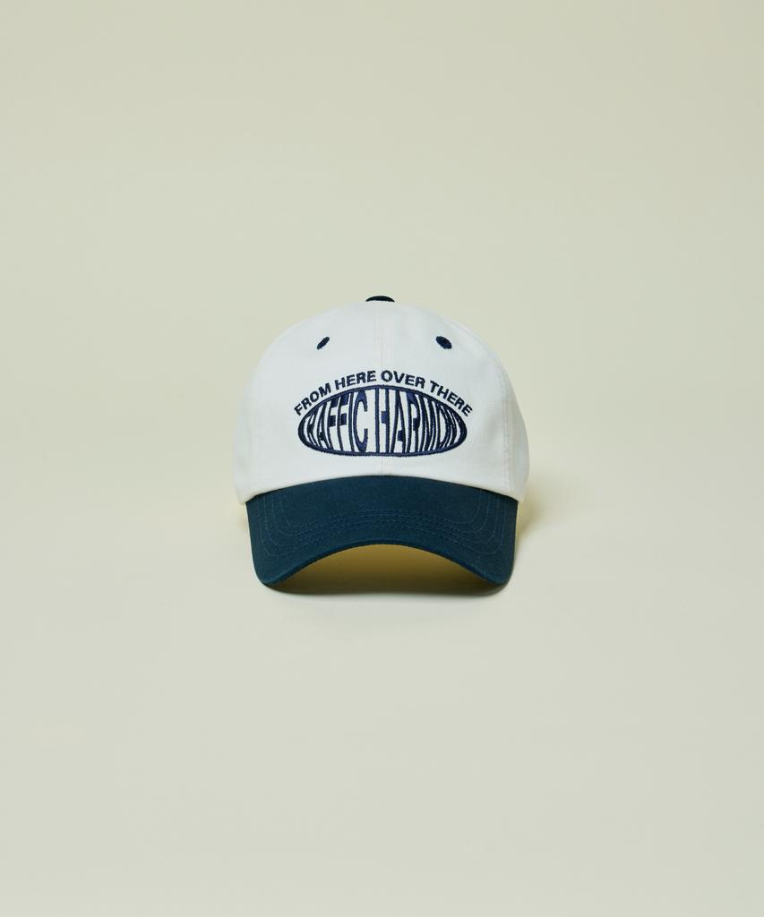 Teulaepighamoni Deep Shape Round Logo Ballcap_Navy